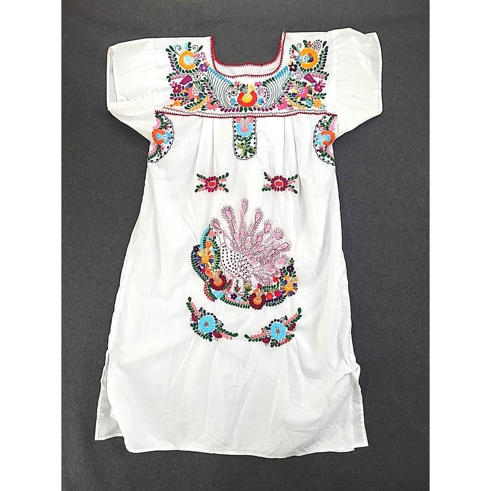 Handmade MuuMuu House Dress Hand Embroidered One size‎ Leisure Lounging